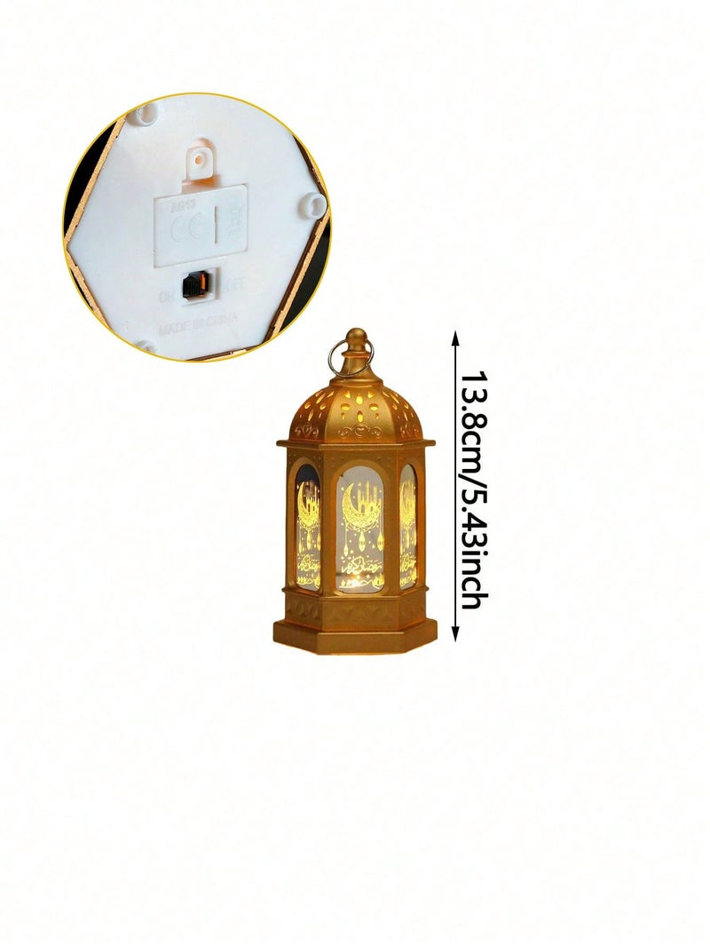 زينه رمضان فانوس ذهبي LED زينه رمضانية للمنزل و الحفلات - Image 2